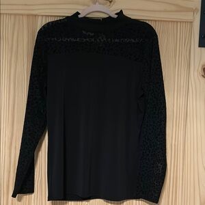 Elegant Black Women's Top